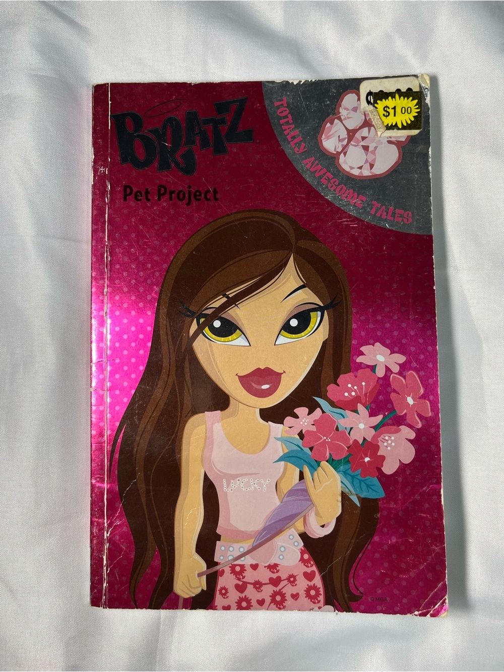 Pet Project Bratz Totally Awesome Tales Yasmin Paperback‎ Book 2007 Y2K MGA